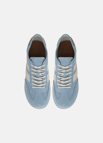 Oasis Suede & Leather Espadrille Sneaker in Sneakers GLACIAL BLUE/FLAX | VINCE Women