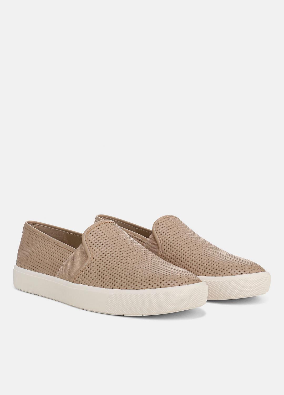 Blair Perforated Leather Sneaker in Sneakers WARM ALMOND | VINCE Women