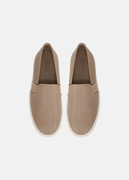 Blair Perforated Leather Sneaker in Sneakers WARM ALMOND | VINCE Women