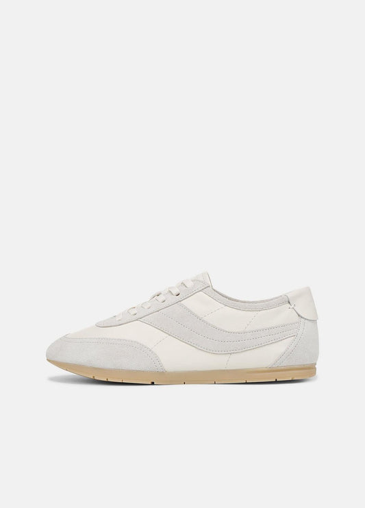 LA Leather & Suede Runner Sneaker in Sneakers HORCHATA/PEBBLE WHITE | VINCE Women