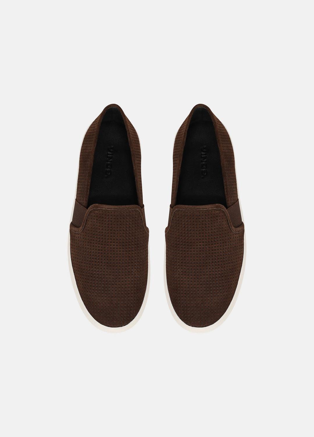 Blair Perforated Suede Sneaker in Sneakers CLOVE | VINCE Women