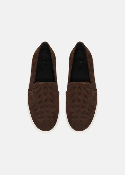 Blair Perforated Suede Sneaker in Sneakers CLOVE | VINCE Women