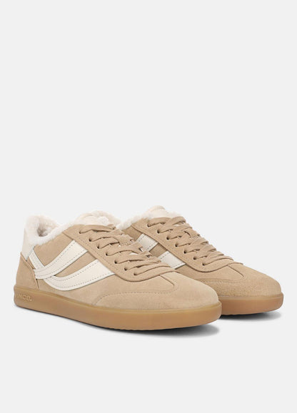 Oasis Suede & Shearling Sneaker in Sneakers SAND TRAIL | VINCE Women