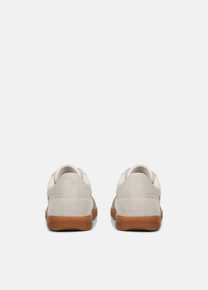 Oasis Leather and Suede Sneaker in Sneakers WHITE FOAM/HORCHATA/HAZELSTONE | VINCE Women