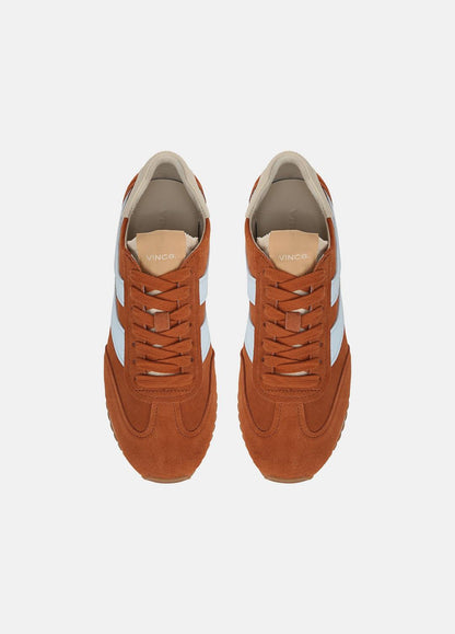 Oasis Suede & Leather Runner Sneaker in Sneakers VINTAGE EMBER/CELESTE | VINCE Women
