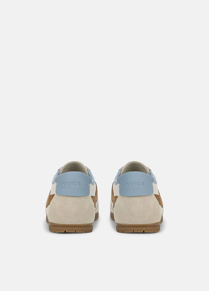LA Leather & Suede Runner Sneaker in Sneakers MOONLIGHT/ELMWOOD | VINCE Women