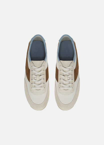 LA Leather & Suede Runner Sneaker in Sneakers MOONLIGHT/ELMWOOD | VINCE Women