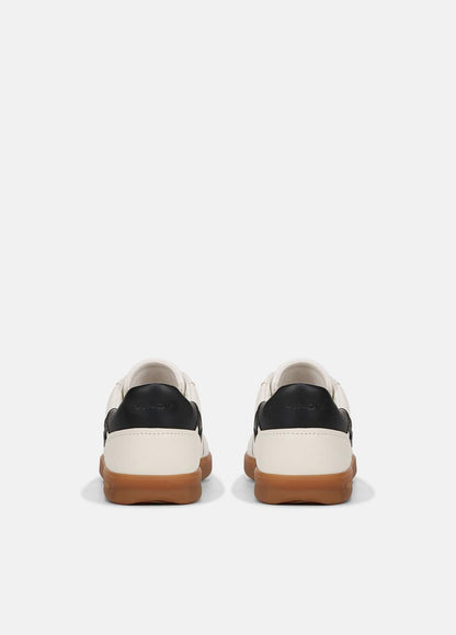 Oasis Leather and Suede Sneaker in Sneakers MILK/NIGHT BLUE | VINCE Women