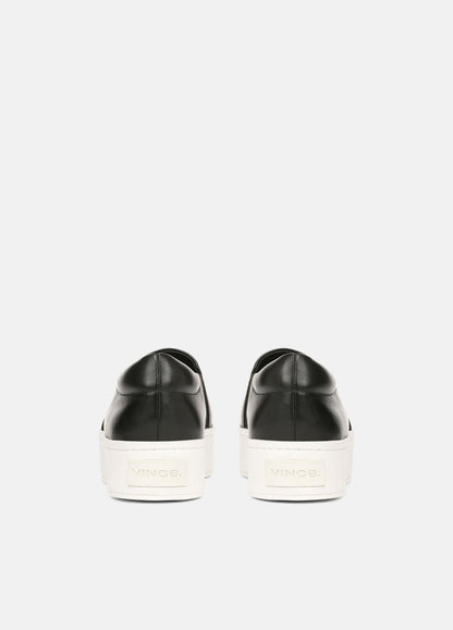 Warren Leather Sneaker in Sneakers BLACK | VINCE Women