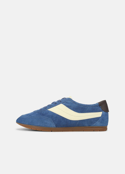 LA Suede & Leather Runner Sneaker in Sneakers INDIGO/STRAW SEED | VINCE Women