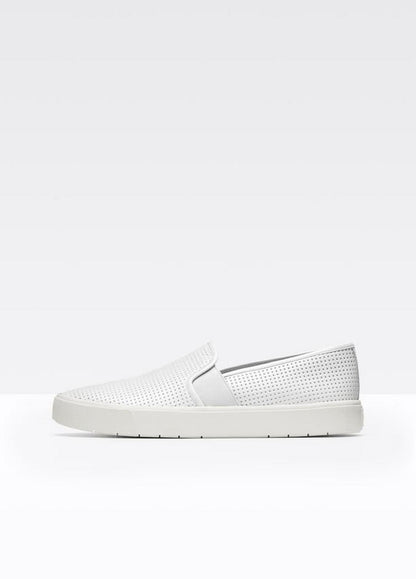 Women's Blair Perforated Leather Sneakers WHITE | VINCE Women