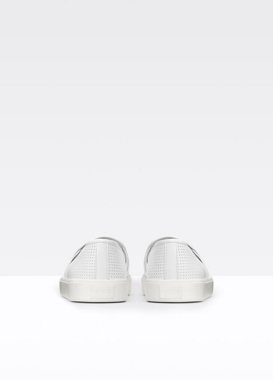 Women's Blair Perforated Leather Sneakers WHITE | VINCE Women