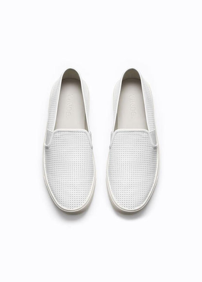 Women's Blair Perforated Leather Sneakers WHITE | VINCE Women