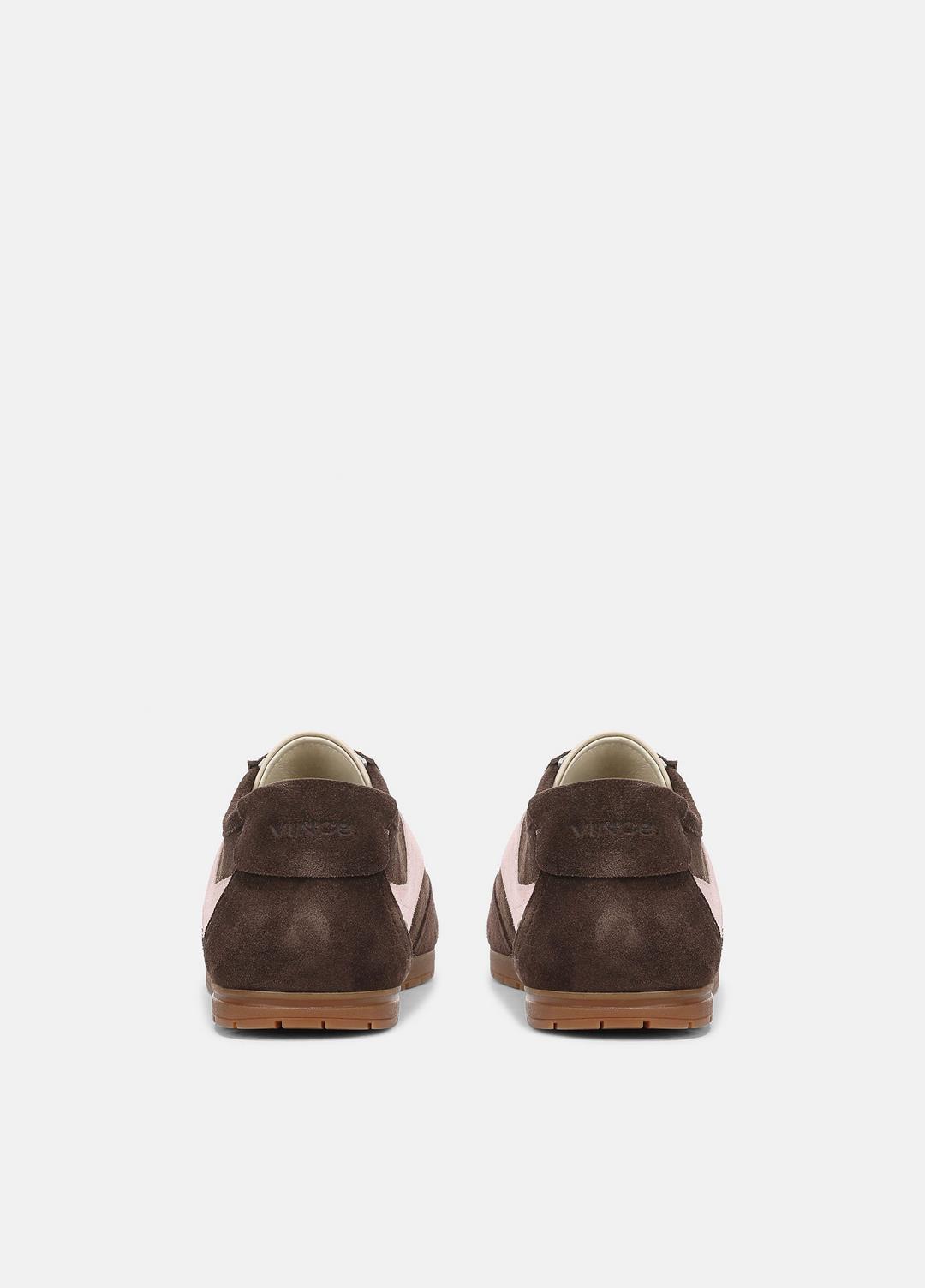 LA Suede & Leather Runner Sneaker in Sneakers DARK MOCHA/ROSEWATER | VINCE Women