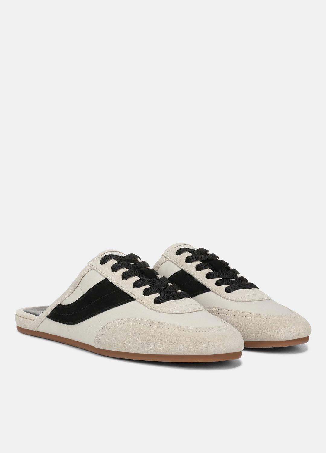 Solstice Suede Sneaker Mule in Sneakers MOONLIGHT/BLACK | VINCE Women