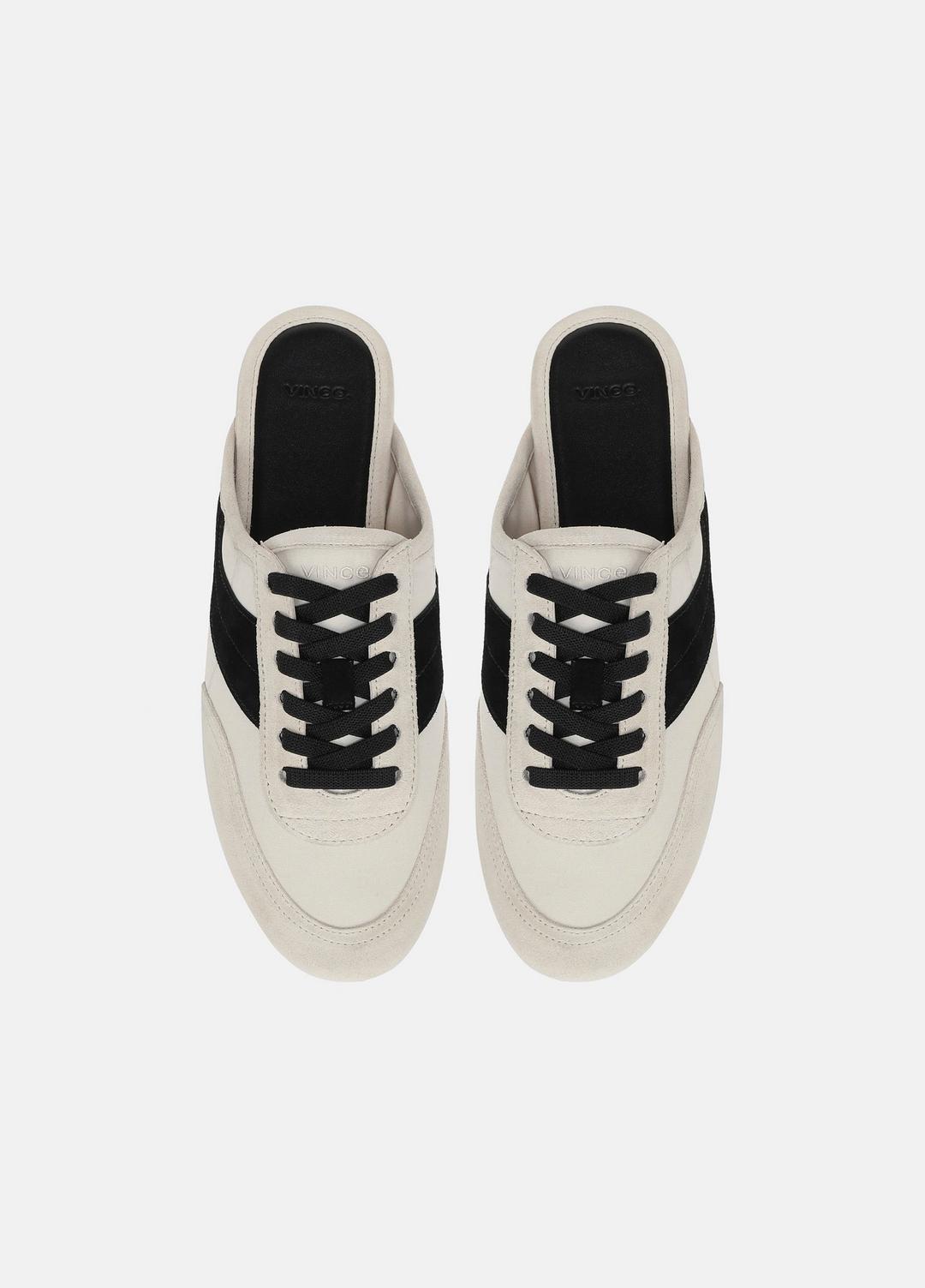Solstice Suede Sneaker Mule in Sneakers MOONLIGHT/BLACK | VINCE Women