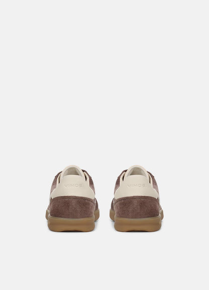 Oasis Suede & Leather Sneaker in Sneakers KOALA TAUPE/FLAX | VINCE Women