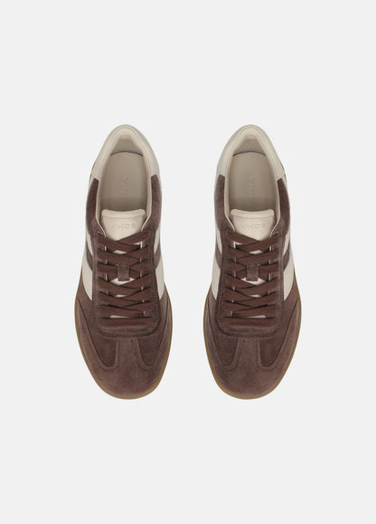 Oasis Suede & Leather Sneaker in Sneakers KOALA TAUPE/FLAX | VINCE Women
