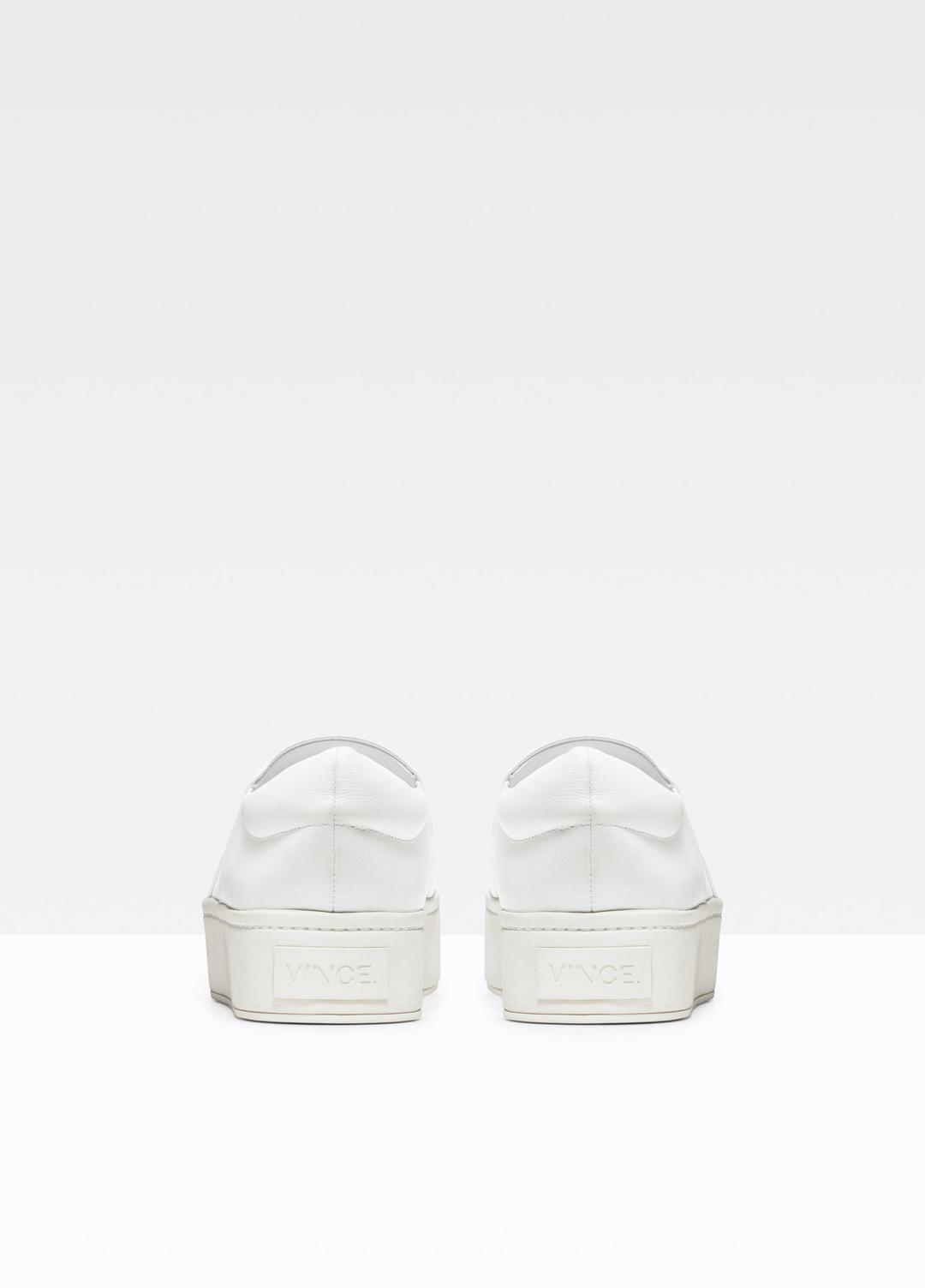 Leather Warren Sneaker in Sneakers PLASTER | VINCE Women
