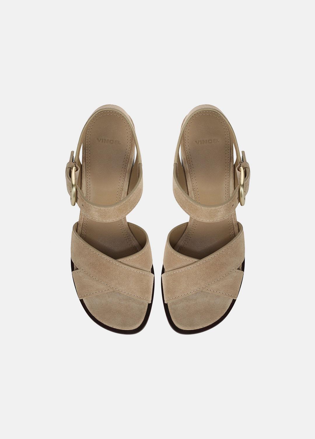 Salma Suede Heeled Sandal in Heels DUNE | VINCE Women