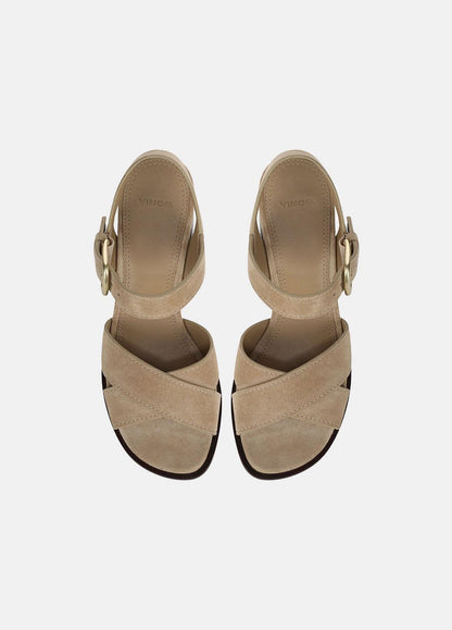 Salma Suede Heeled Sandal in Heels DUNE | VINCE Women