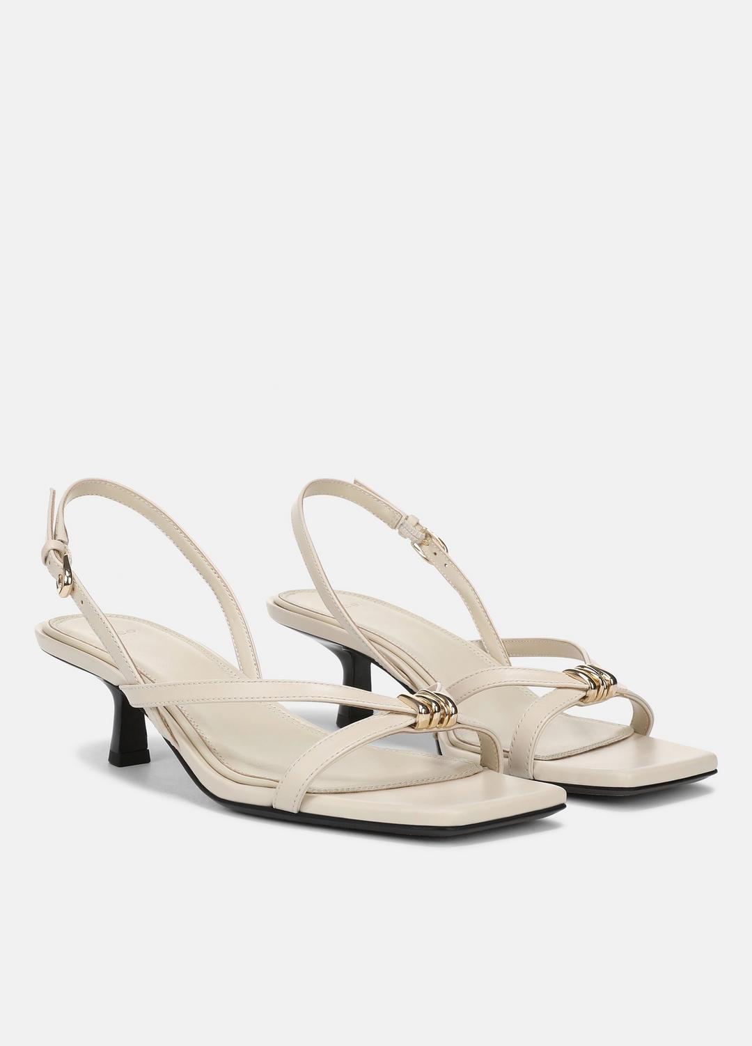 Tali Leather Slingback Sandal in Heels MOONLIGHT | VINCE Women