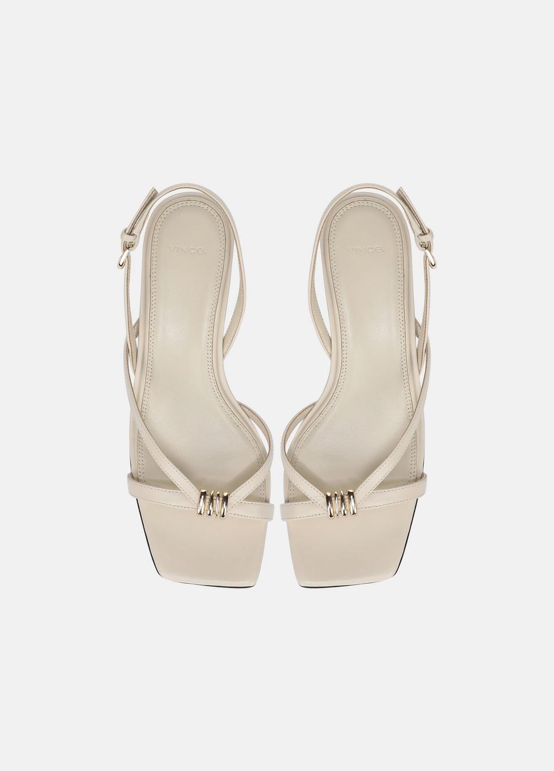 Tali Leather Slingback Sandal in Heels MOONLIGHT | VINCE Women