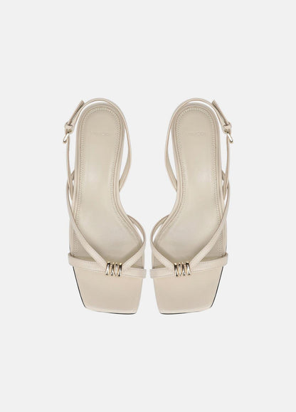 Tali Leather Slingback Sandal in Heels MOONLIGHT | VINCE Women