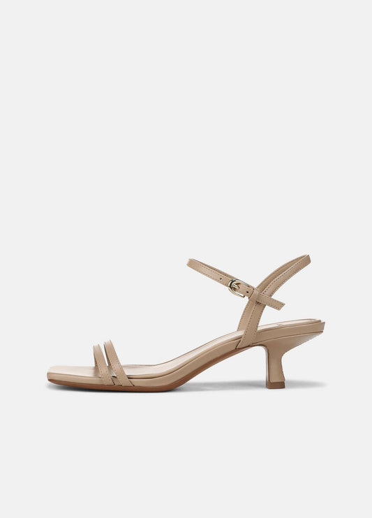 Tilda Leather Heeled Sandal in Heels WARM ALMOND | VINCE Women