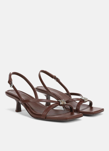 Tali Slingback Sandal in Heels MOLTON BROWN | VINCE Women