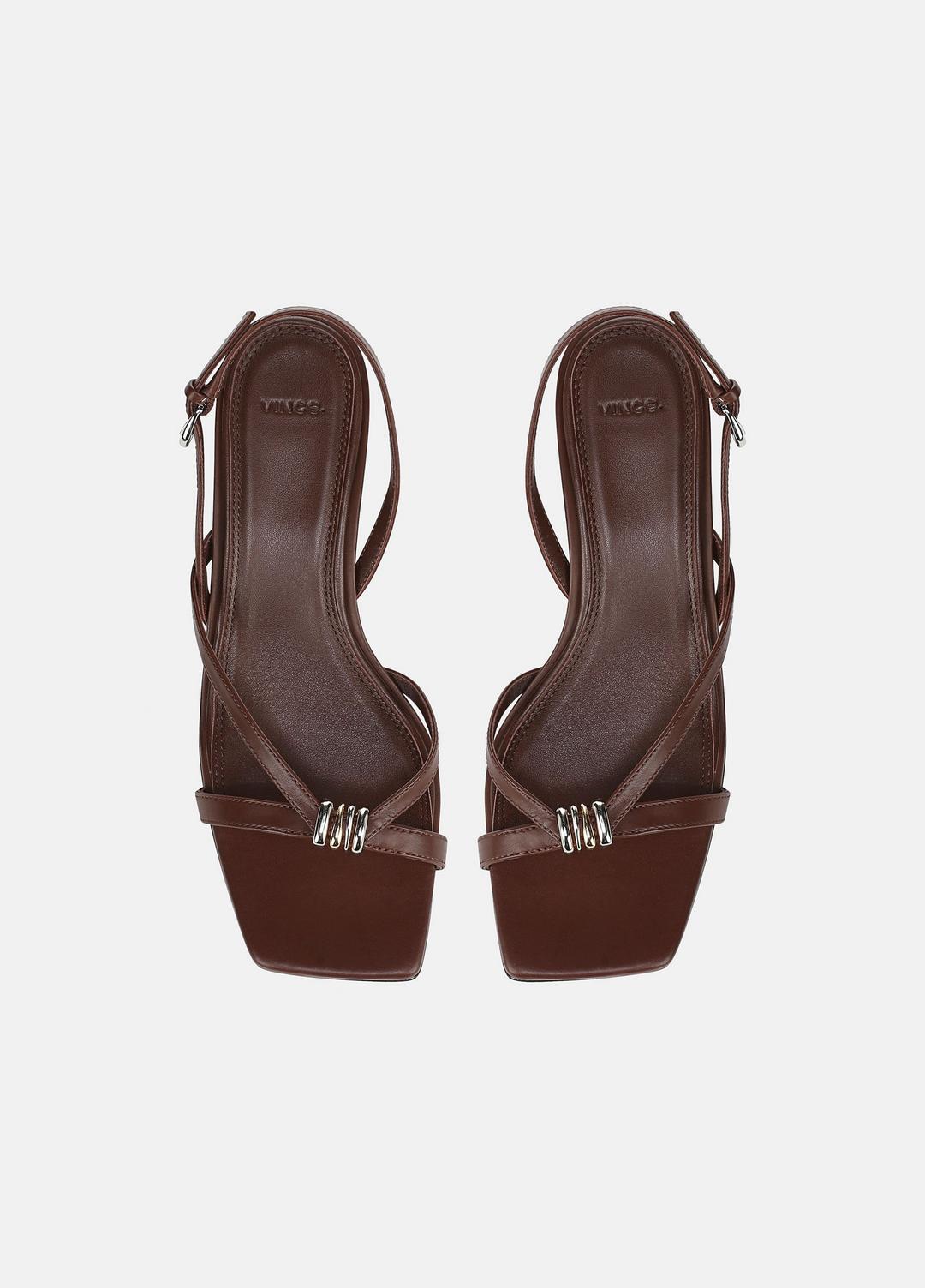 Tali Slingback Sandal in Heels MOLTON BROWN | VINCE Women