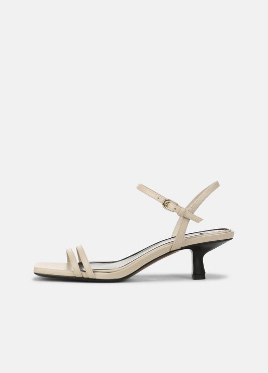 Tilda Leather Heeled Sandal in Heels MOONLIGHT | VINCE Women