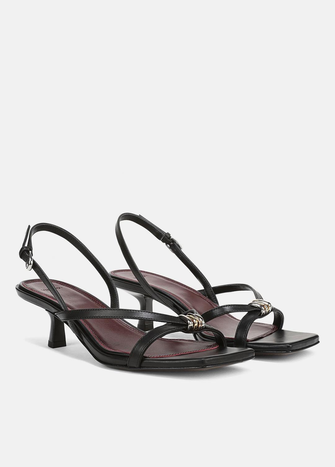 Tali Slingback Sandal in Heels BLACK | VINCE Women