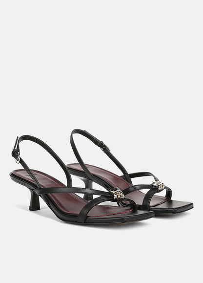 Tali Slingback Sandal in Heels BLACK | VINCE Women