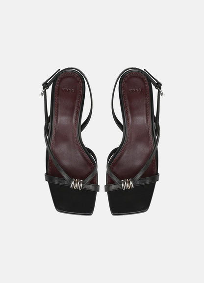 Tali Slingback Sandal in Heels BLACK | VINCE Women