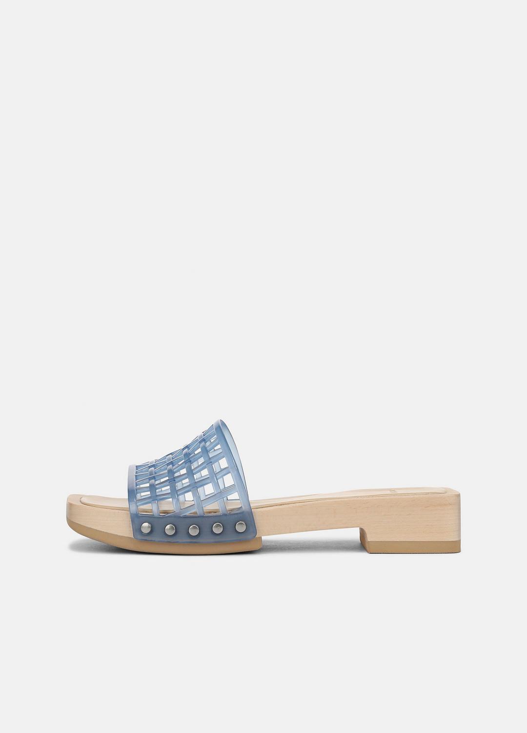 Barbara Jelly Slide Sandal in Sandals SURF BLUE | VINCE Women