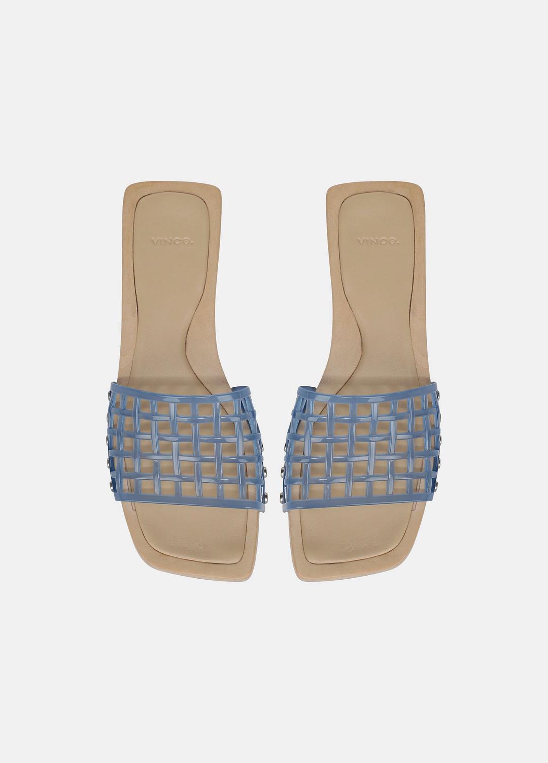 Barbara Jelly Slide Sandal in Sandals SURF BLUE | VINCE Women