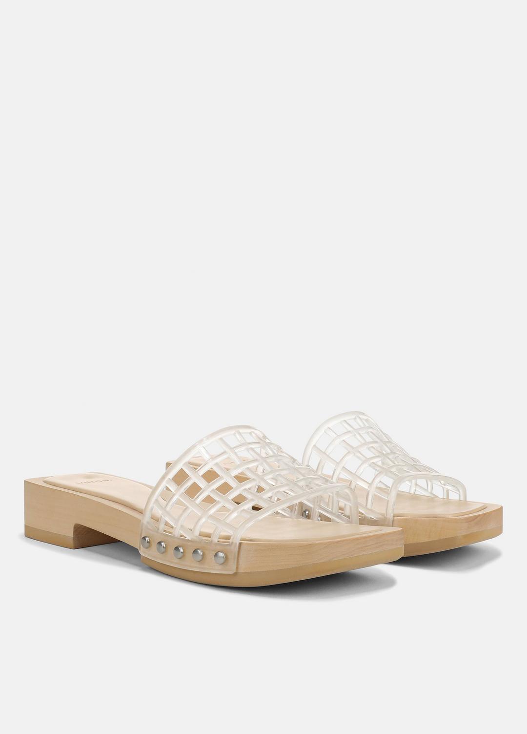 Barbara Jelly Slide Sandal in Sandals CLEAR | VINCE Women