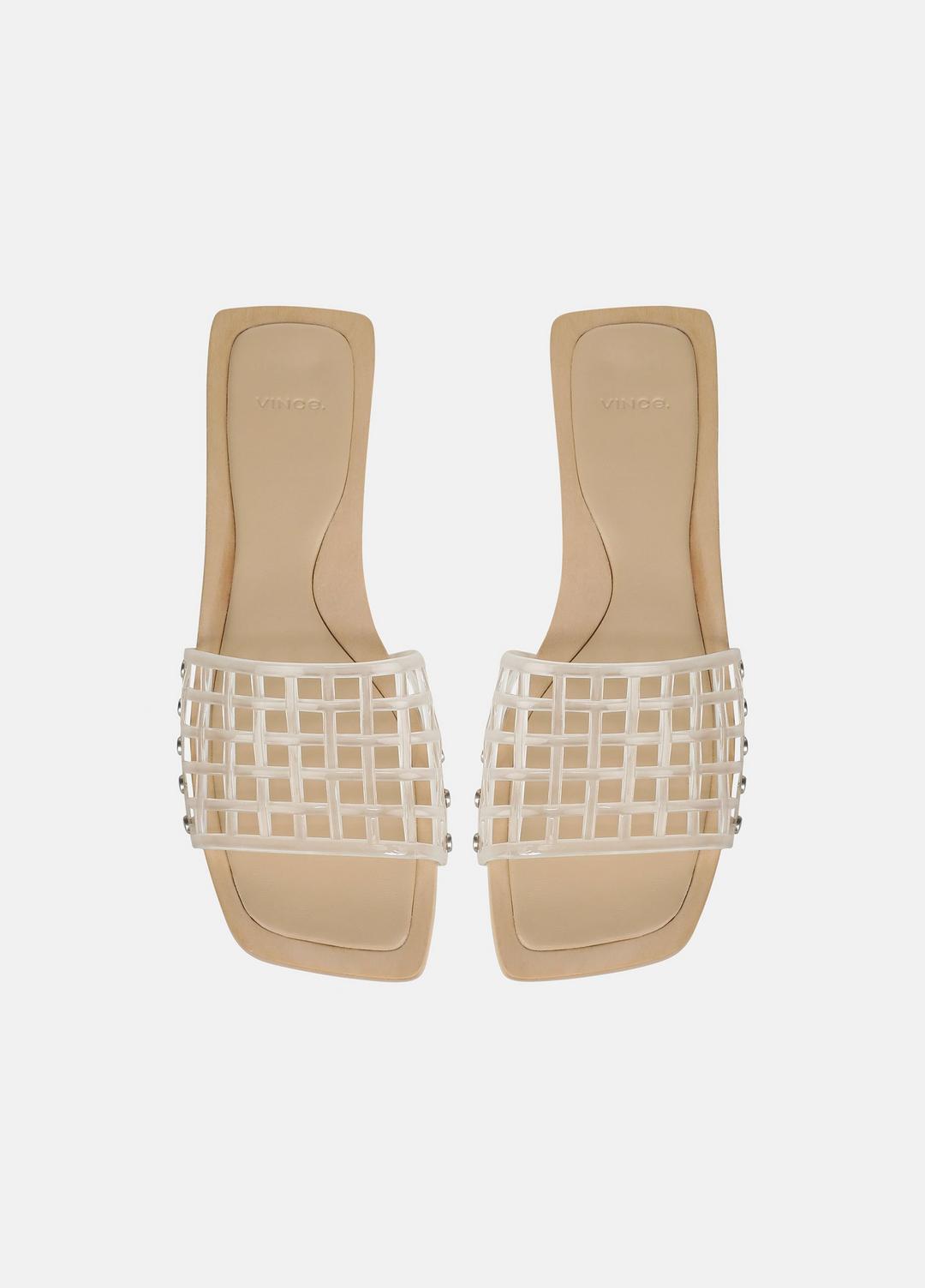 Barbara Jelly Slide Sandal in Sandals CLEAR | VINCE Women