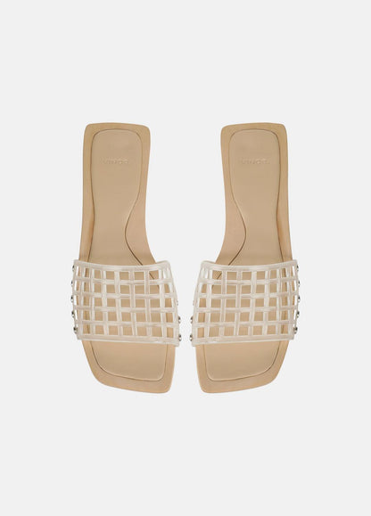 Barbara Jelly Slide Sandal in Sandals CLEAR | VINCE Women