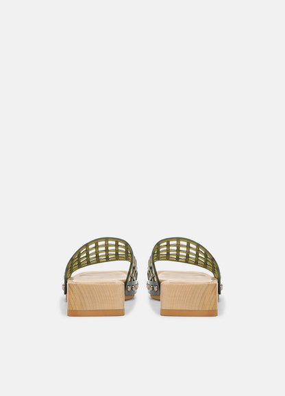 Barbara Jelly Slide Sandal in Sandals CHIVE | VINCE Women