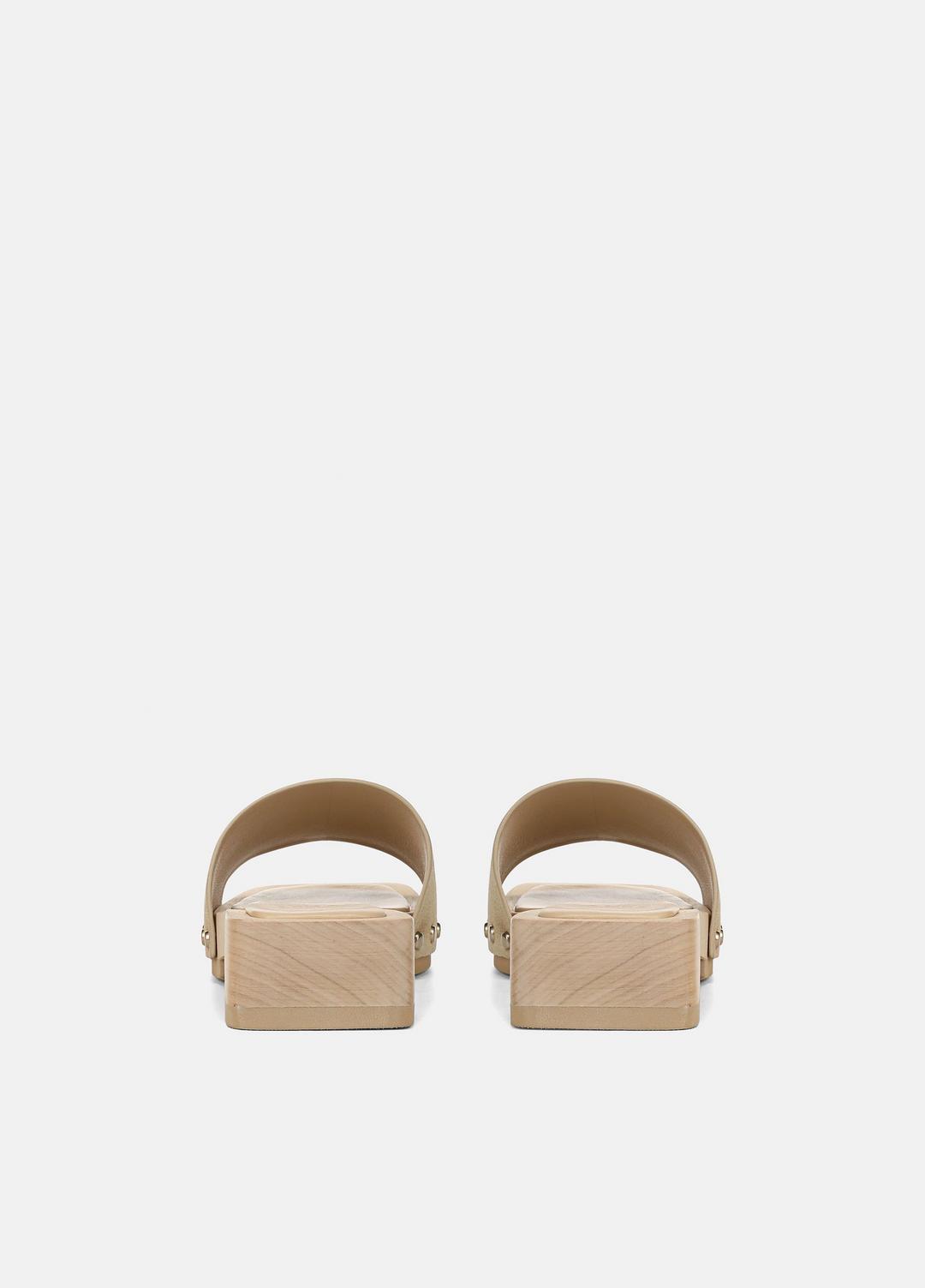 Barbara Suede Slide Sandal in Sandals WHEAT | VINCE Women