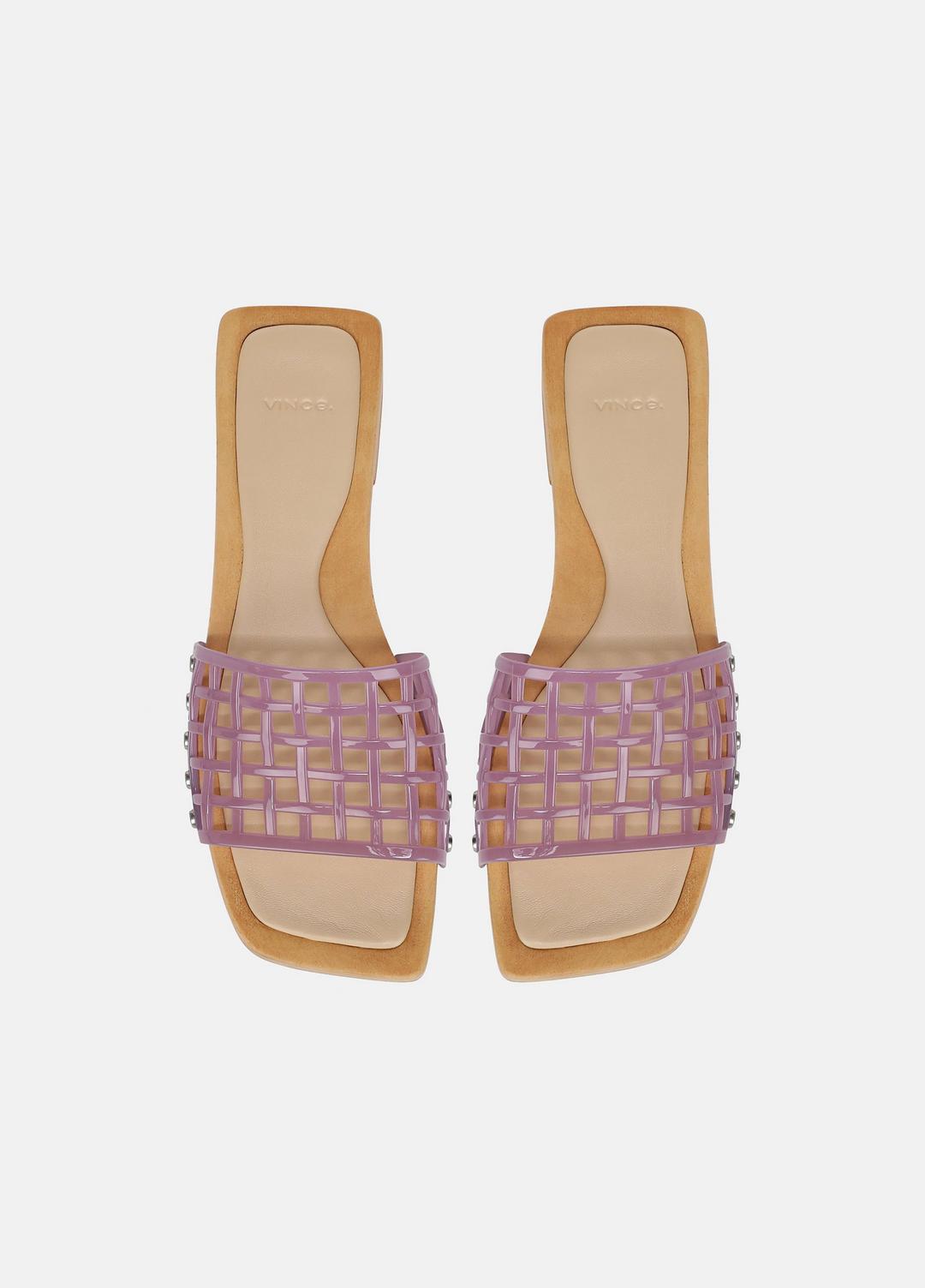 Barbara Jelly Slide Sandal in Sandals AMETHYST | VINCE Women