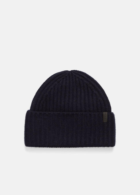 Plush Cashmere Chunky-Knit Beanie in Scarves & Hats COASTAL BLUE | VINCE Women