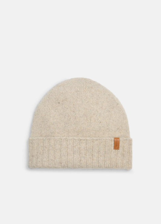 Donegal Cashmere Jersey Beanie in Scarves & Hats BISCUIT | VINCE Women