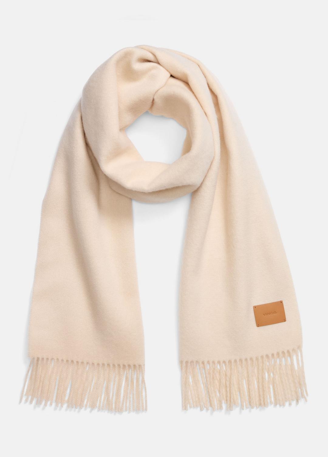 Double-Face Cashmere Scarf in Scarves & Hats IVORY | VINCE Women