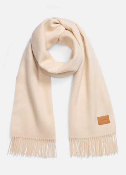 Double-Face Cashmere Scarf in Scarves & Hats IVORY | VINCE Women