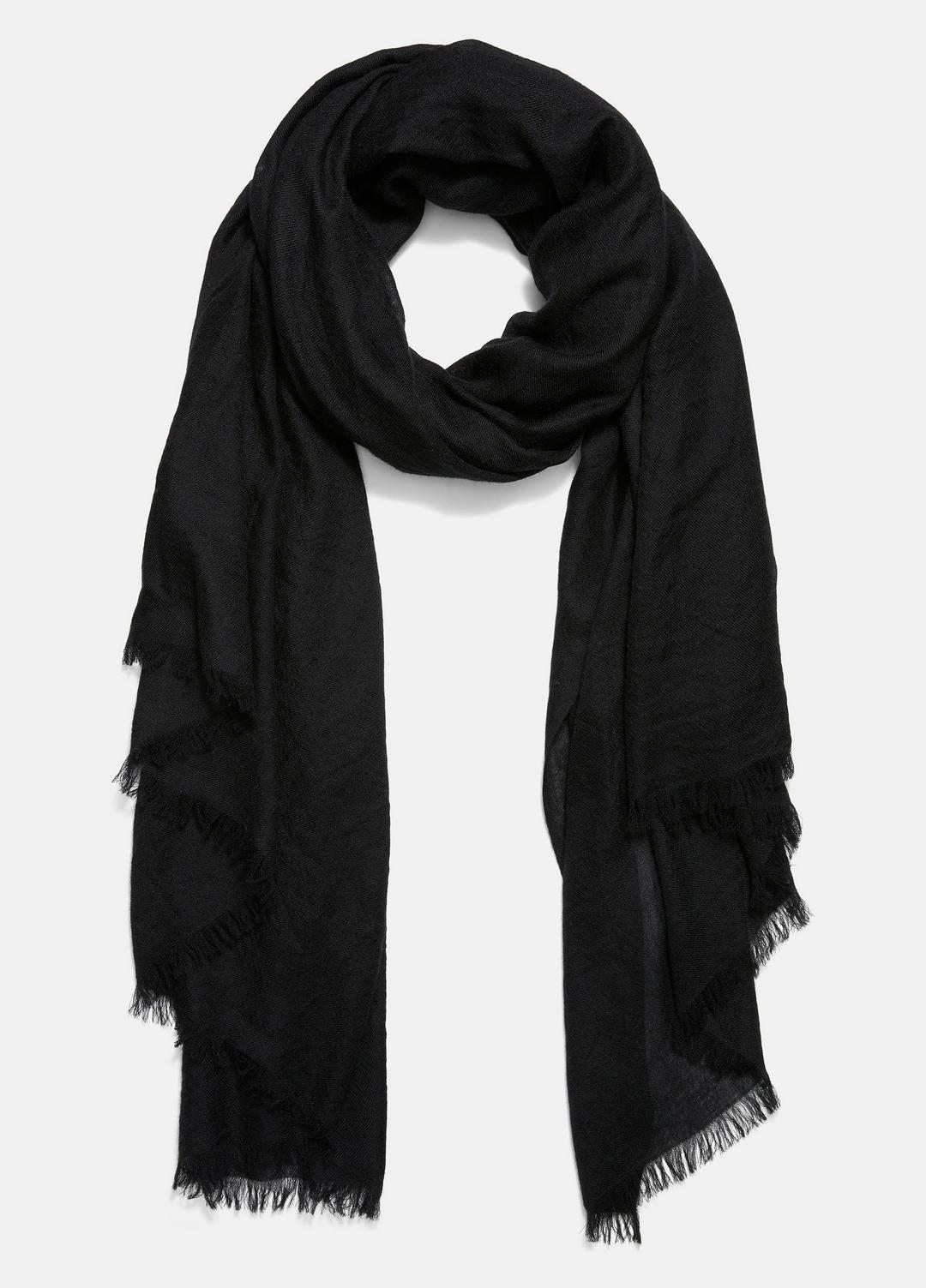 Lightweight Cashmere Scarf in Scarves & Hats BLACK | VINCE Women