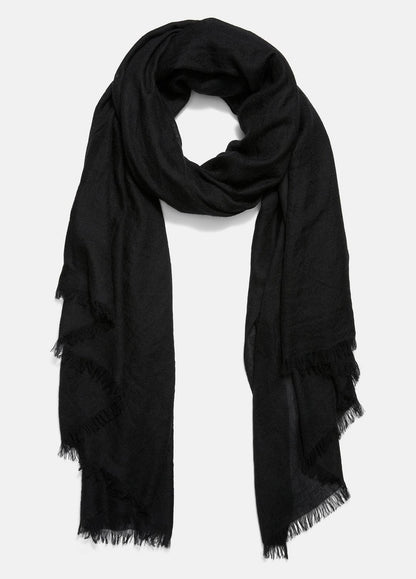 Lightweight Cashmere Scarf in Scarves & Hats BLACK | VINCE Women