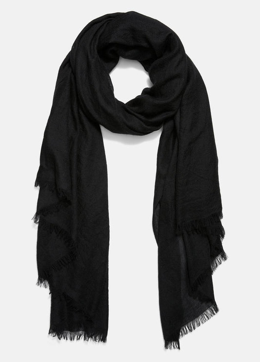 Lightweight Cashmere Scarf in Scarves & Hats BLACK | VINCE Women